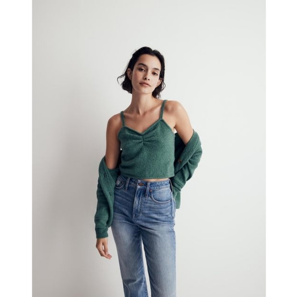 Madewell Mapleton Sweater Crop Top - Picture 1 of 4